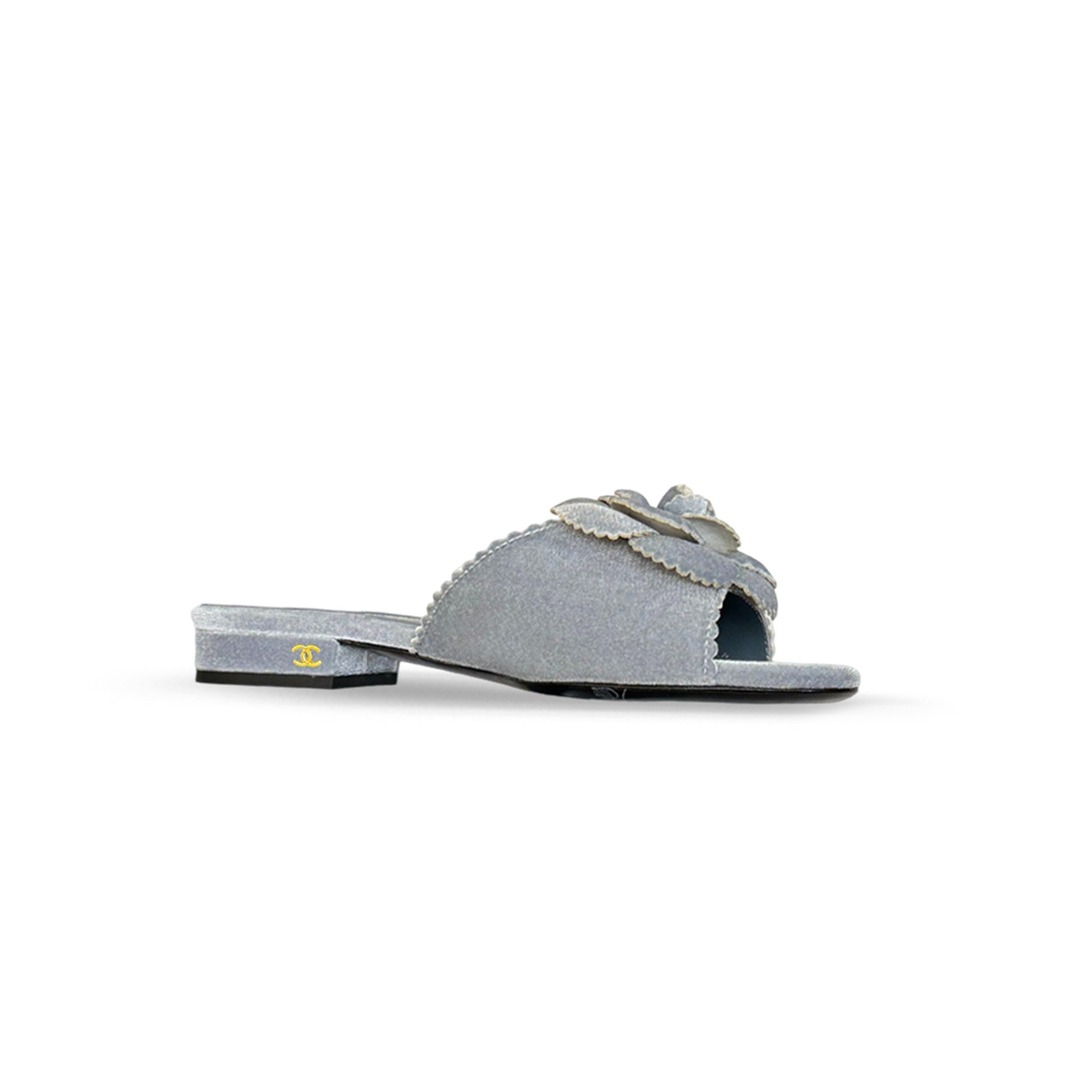 Ch**el 25b camellia slippers